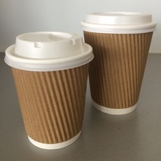 Ripple Cups - Brown