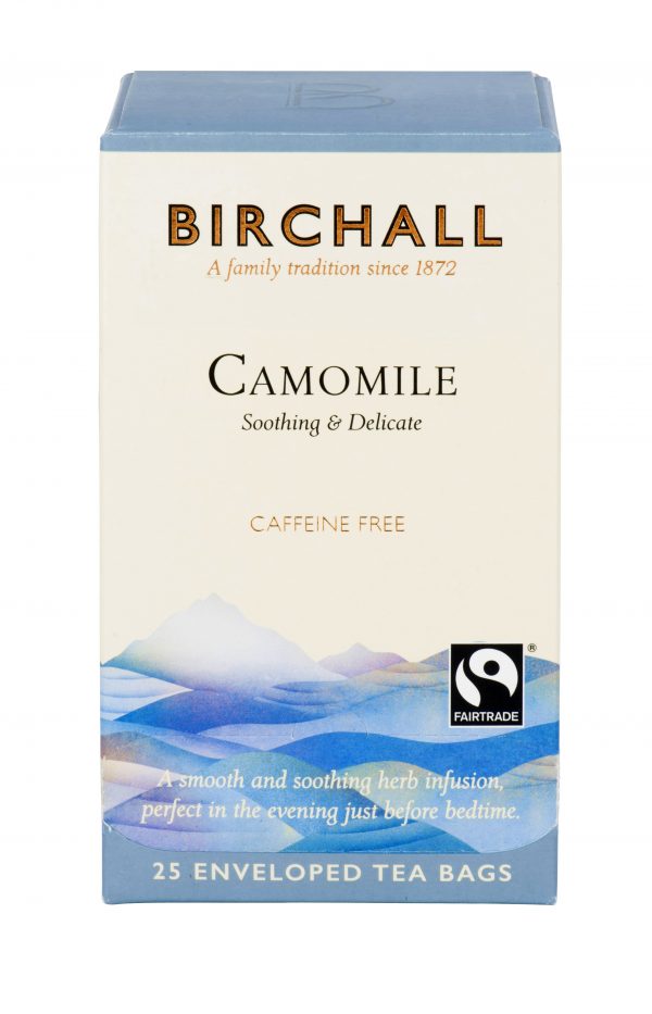 birchall camomile 25 envelope tea
