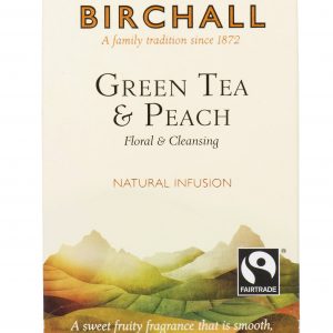 birchall green tea and peach